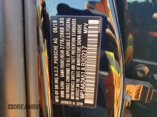 2018 Porsche Macan with VIN WP1AA2A51JLB20217, listed as a Copart auction lot 53491265 with 44,255 mi miles and Salvage Title. Bid and sale history available at DreamBid. Image 13.