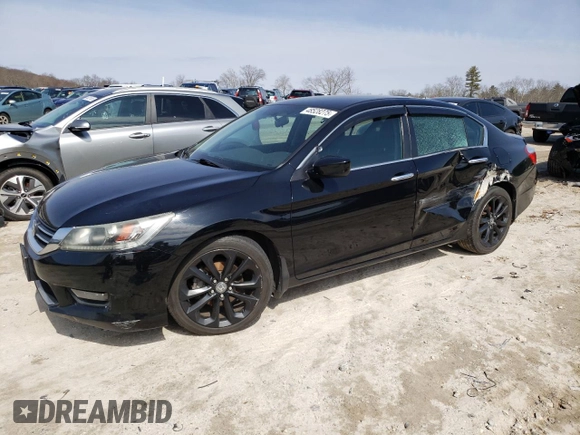 2014 Honda Accord Sport with VIN 1HGCR2F5XEA058802, listed as a Copart auction lot 48528275 with Not Provided miles and Clean Title. Bid and sale history available at carsss.com. Image 1.
