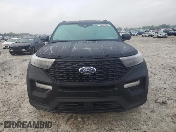 2022 Ford Explorer ST-Line with VIN 1FMSK7KH3NGC30740, listed as a Copart auction lot 54407905 with 46,569 mi miles and Salvage title. Bid and sale history available at DreamBid. Image 5.