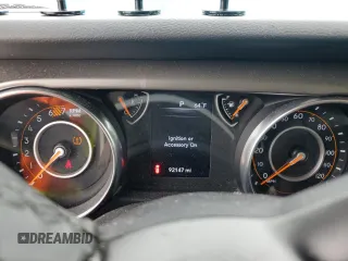 2020 Jeep Wrangler Unlimited Sport S with VIN 1C4HJXDN0LW148178, listed as a Copart auction lot 48457835 with 92,147 mi miles and Salvage Title. Bid and sale history available at carsss.com. Image 9.