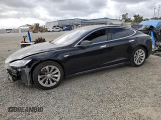 2016 Tesla Model S 70 kWh Battery with VIN 5YJSA1E19GF131999, listed as a Copart auction lot 49355665 with 96,978 mi miles and Salvage Title. Bid and sale history available at carsss.com. Image 1.