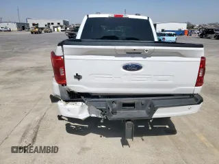 2023 Ford F-150 XL with VIN 1FTFW1E59PKD27966, listed as a Copart auction lot 49133345 with 29,908 mi miles and Salvage Title. Bid and sale history available at carsss.com. Image 6.