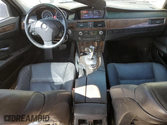 2008 BMW 5 Series 550i with VIN WBANW53508CT50647, listed as a Copart auction lot 44082465 with 153,738 mi miles and Clean Title. Bid and sale history available at carsss.com. Image 8.
