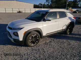2021 Chevrolet TrailBlazer LT with VIN KL79MPS28MB136774, listed as a Copart auction lot 75987214 with 21,342 mi miles and Salvage Title. Bid and sale history available at carsss.com. Image 1.