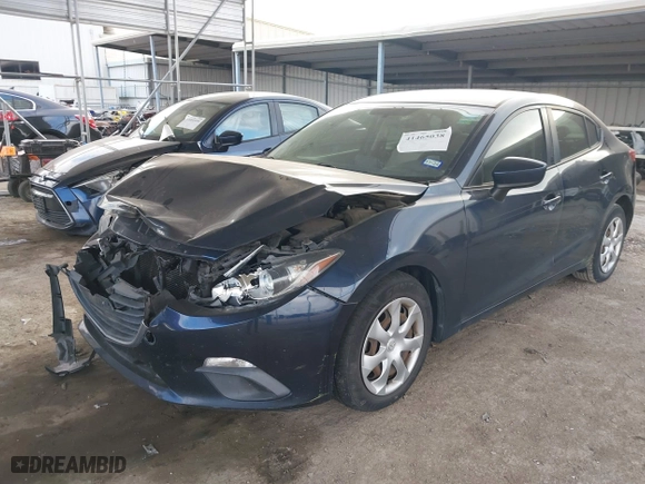 2016 Mazda Mazda3 i Sport with VIN 3MZBM1T7XGM252659, listed as a IAAI auction lot 41465038 with 151,045 mi miles. Bid and sale history available at carsss.com. Image 17.