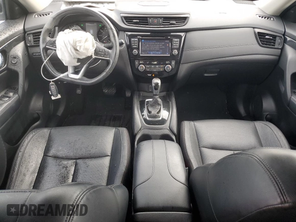 2017 Nissan Rogue S with VIN JN8AT2MVXHW283856, listed as a Copart auction lot 62866125 with 47,071 mi miles and Salvage title. Bid and sale history available at DreamBid. Image 8.