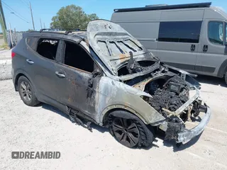 2014 Hyundai Santa Fe with VIN 5XYZUDLB3EG151884, listed as a IAAI auction lot 42129723 with Not provided miles and . Bid and sale history available at DreamBid. Image 1.