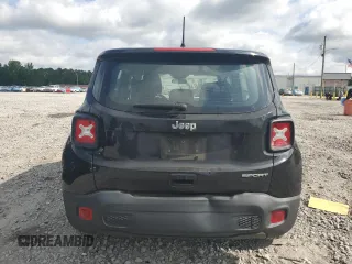 2020 Jeep Renegade Sport with VIN ZACNJAAB7LPL71211, listed as a Copart auction lot 57152255 with 47,477 mi miles and Salvage title. Bid and sale history available at DreamBid. Image 6.