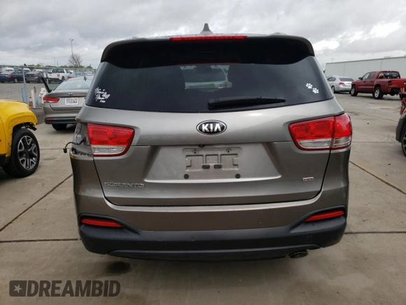 2016 Kia Sorento LX with VIN 5XYPG4A35GG049063, listed as a Copart auction lot 51451395 with 139,192 mi miles and Salvage Title. Bid and sale history available at carsss.com. Image 6.