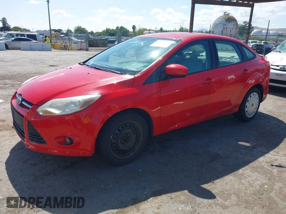 2012 Ford Focus SE with VIN 1FAHP3F27CL417875, listed as a IAAI auction lot 42128614 with 56,961 mi miles. Bid and sale history available at carsss.com. Image 17.