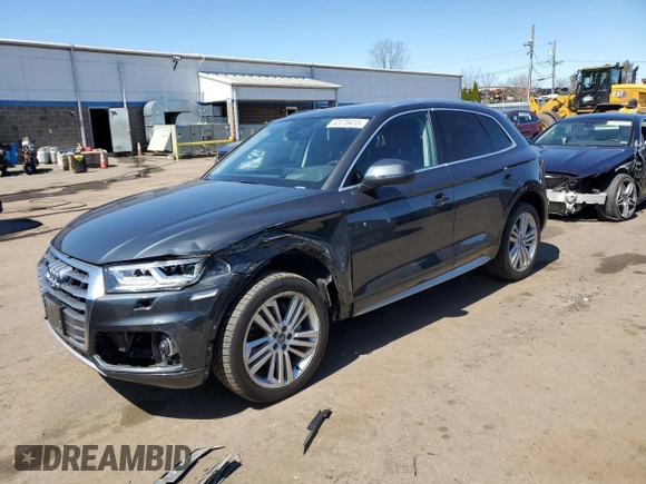 2018 Audi Q5 Prestige with VIN WA1CNAFY7J2235559, listed as a Copart auction lot 52076415 with 62,340 mi miles and Salvage Title. Bid and sale history available at carsss.com. Image 1.