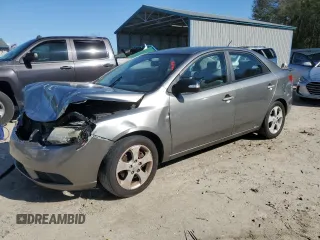 2010 Kia Forte EX with VIN KNAFU4A27A5270219, listed as a Copart auction lot 49459125 with 147,552 mi miles and Salvage Title. Bid and sale history available at carsss.com. Image 1.