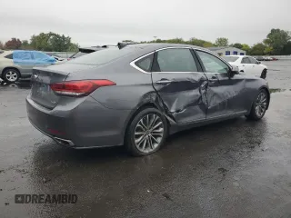2015 Hyundai Genesis 3.8L with VIN KMHGN4JE8FU017367, listed as a Copart auction lot 72905964 with 107,057 mi miles and Salvage Title. Bid and sale history available at carsss.com. Image 3.