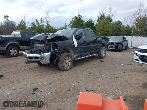 2022 Ram 2500 Big Horn with VIN 3C6UR5DL6NG345083, listed as a IAAI auction lot 41155721 with 47,033 mi miles. Bid and sale history available at carsss.com. Image 17.