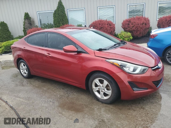 2014 Hyundai Elantra SE with VIN 5NPDH4AE2EH531657, listed as a Copart auction lot 54600665 with 145,146 mi miles and Non repairable. Bid and sale history available at DreamBid. Image 4.