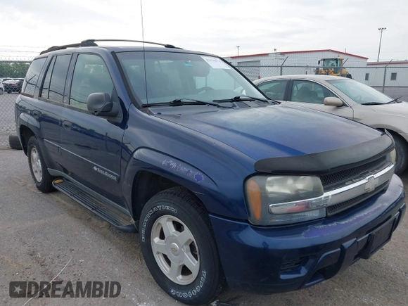 2002 Chevrolet TrailBlazer LS with VIN 1GNDS13S222409615, listed as a IAAI auction lot 42170974 with 241,737 mi miles and . Bid and sale history available at DreamBid. Image 1.