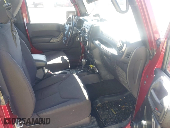2013 Jeep Wrangler Sport with VIN 1C4AJWAG3DL608342, listed as a IAAI auction lot 41858662 with 118,504 mi miles and . Bid and sale history available at DreamBid. Image 5.