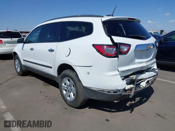 2017 Chevrolet Traverse LS with VIN 1GNKRFED1HJ350439, listed as a IAAI auction lot 42063133 with 129,574 mi miles. Bid and sale history available at carsss.com. Image 3.