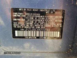 2017 Subaru Forester with VIN JF2SJAAC4HG558944, listed as a Copart auction lot 59682145 with 106,669 mi miles and Salvage title. Bid and sale history available at DreamBid. Image 13.
