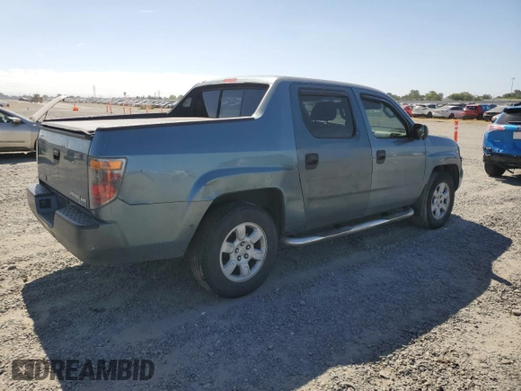 2007 Honda Ridgeline RT with VIN 2HJYK16297H547412, listed as a Copart auction lot 58026435 with 277,921 mi miles and Salvage title. Bid and sale history available at DreamBid. Image 3.
