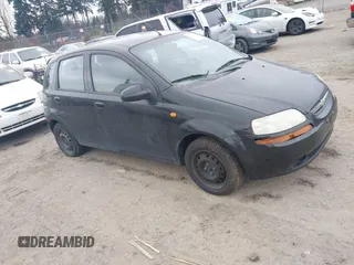 2004 Chevrolet Aveo with VIN KL1TD62604B238552, listed as a IAAI auction lot 41443948 with 168,006 mi miles and . Bid and sale history available at DreamBid. Image 1.