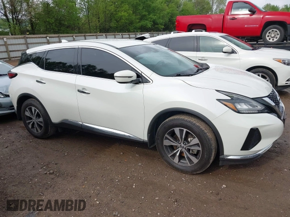 2020 Nissan Murano S with VIN 5N1AZ2AS9LN155848, listed as a IAAI auction lot 42064532 with 60,594 mi miles and . Bid and sale history available at carsss.com. Image 13.