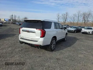2021 GMC Yukon Denali with VIN 1GKS2DKL4MR143623, listed as a Copart auction lot 41826035 with 92,275 mi miles and Salvage Title. Bid and sale history available at carsss.com. Image 4.