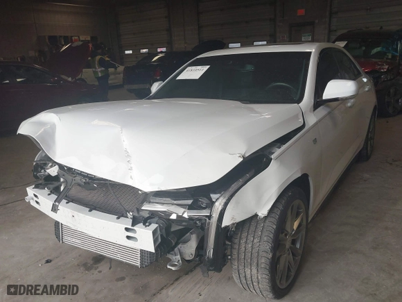 2020 Cadillac CT4 Sport with VIN 1G6DG5RK9L0131773, listed as a IAAI auction lot 41810511 with 28,308 mi miles. Bid and sale history available at carsss.com. Image 2.