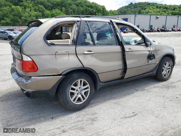 2006 BMW X5 3.0i with VIN 5UXFA13526LY42767, listed as a Copart auction lot 57548424 with 209,813 mi miles and Salvage Title. Bid and sale history available at carsss.com. Image 3.