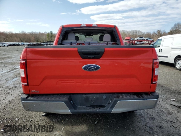 2018 Ford F-150 XL with VIN 1FTEW1E53JFA01866, listed as a Copart auction lot 49578625 with 85,690 mi miles and Salvage Title. Bid and sale history available at carsss.com. Image 6.