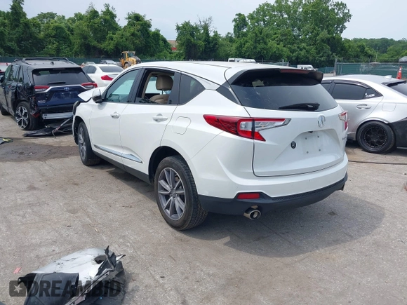 2020 Acura RDX Technology with VIN 5J8TC1H53LL011752, listed as a IAAI auction lot 42365331 with 43,039 mi miles and . Bid and sale history available at DreamBid. Image 3.
