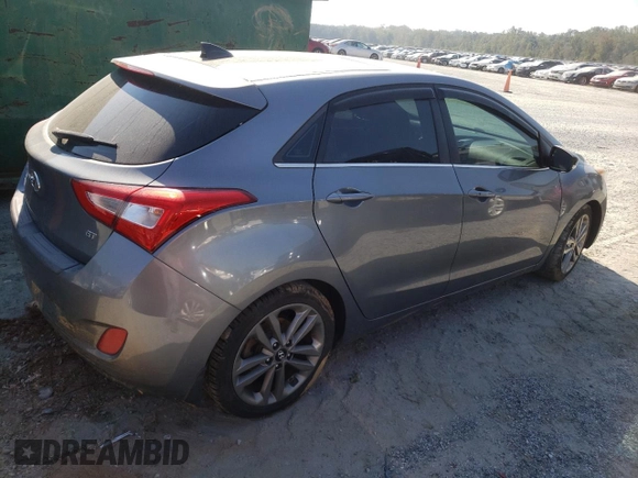 2016 Hyundai Elantra GT with VIN KMHD35LH5GU321649, listed as a Copart auction lot 74807984 with 0 mi miles and Salvage Title. Bid and sale history available at carsss.com. Image 3.
