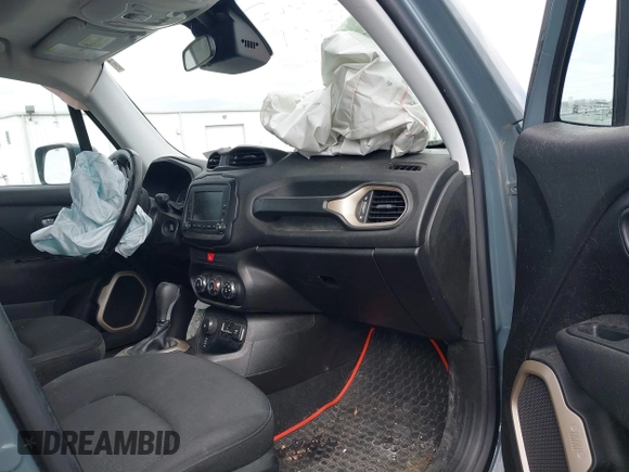 2017 Jeep Renegade Latitude with VIN ZACCJBBB1HPF58787, listed as a IAAI auction lot 41741197 with 93,678 mi miles. Bid and sale history available at carsss.com. Image 5.