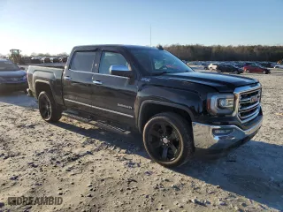 2016 GMC Sierra 1500 SLT with VIN 3GTU2NEJ3GG138079, listed as a Copart auction lot 88838495 with 102,026 mi miles and Salvage Title. Bid and sale history available at carsss.com. Image 4.