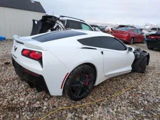 2015 Chevrolet Corvette 1LT with VIN 1G1YB2D72F5114859, listed as a Copart auction lot 46188535 with 107,082 mi miles and Salvage Title. Bid and sale history available at carsss.com. Image 3.