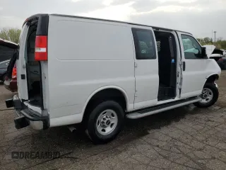 2023 GMC Savana Cargo with VIN 1GTW7AFP8P1128118, listed as a Copart auction lot 54770085 with Not Provided miles and Clean Title. Bid and sale history available at DreamBid. Image 3.