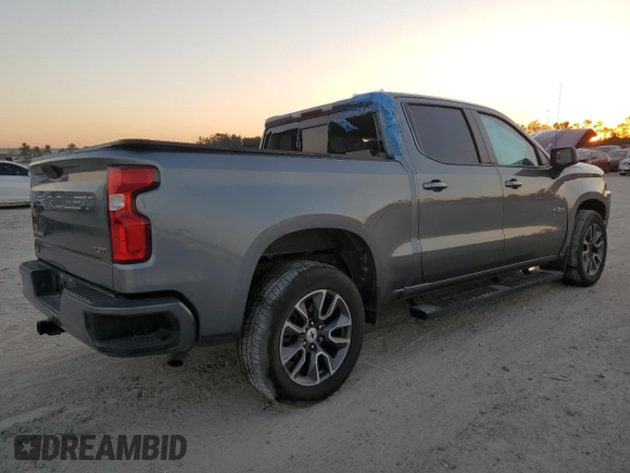 2021 Chevrolet Silverado 1500 RST with VIN 3GCPWDET4MG256652, listed as a Copart auction lot 80659894 with 75,714 mi miles and Salvage Title. Bid and sale history available at DreamBid. Image 3.