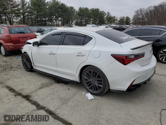 2021 Acura ILX w/Premium/A-SPEC Package with VIN 19UDE2F83MA008591, listed as a Copart auction lot 49028615 with 41,806 mi miles and Salvage Title. Bid and sale history available at carsss.com. Image 2.
