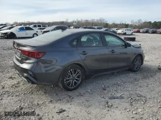 2023 Kia Forte GT-Line with VIN 3KPF54ADXPE638794, listed as a Copart auction lot 44278225 with 32,910 mi miles and Salvage Title. Bid and sale history available at carsss.com. Image 3.