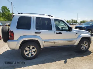 2007 Jeep Liberty Limited with VIN 1J4GL58K57W637184, listed as a Copart auction lot 55991415 with 142,256 mi miles and Clean Title. Bid and sale history available at carsss.com. Image 3.