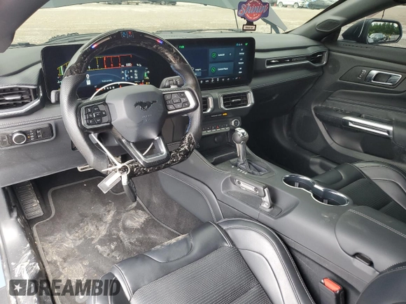 2024 Ford Mustang GT with VIN 1FA6P8CF8R5433396, listed as a Copart auction lot 56914335 with 7,168 mi miles and Salvage title. Bid and sale history available at DreamBid. Image 8.