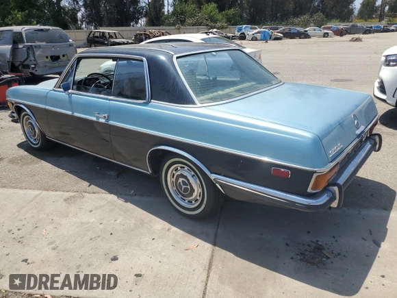 1973 Mercedes-Benz C z VIN 11407312001252, wystawiony jako Copart lot #64878085 z przebiegiem 75 146 mil mil oraz Czysty tytuł • Clean title. Historia ofert i sprzedaży dostępna na DreamBid. Obrazek 2.