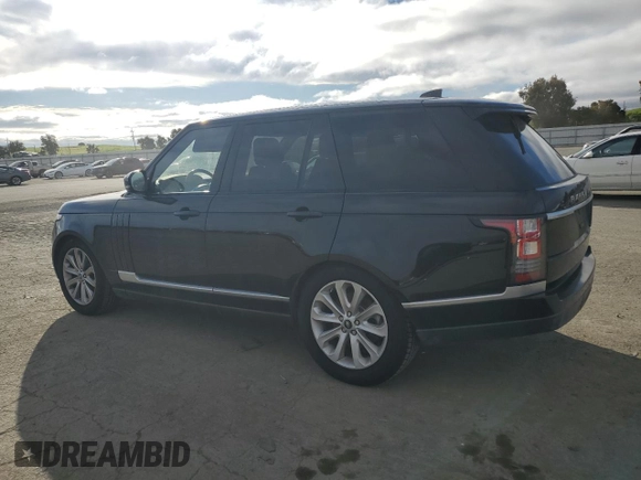 2017 Land Rover Range Rover with VIN SALGR2FV4HA346814, listed as a Copart auction lot 46533285 with 91,818 mi miles and Clean title. Bid and sale history available at DreamBid. Image 2.