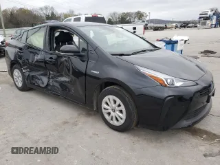 2022 Toyota Prius L Eco with VIN JTDKAMFU5N3180976, listed as a Copart auction lot 52612005 with 48,195 mi miles and Salvage title. Bid and sale history available at DreamBid. Image 4.