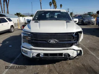 2024 Ford F-150 with VIN 1FTFW7LD5RFB69988, listed as a Copart auction lot 85066924 with 2,138 mi miles and Salvage title. Bid and sale history available at DreamBid. Image 5.