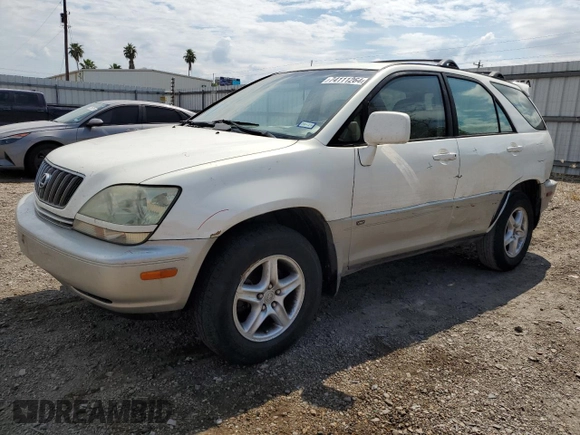 2002 Lexus RX 300 with VIN JTJGF10U620126434, listed as a Copart auction lot 74111264 with 213,859 mi miles and Salvage Title. Bid and sale history available at carsss.com. Image 1.