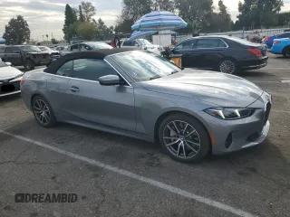 2025 BMW 4 Series 430i xDrive with VIN WBA53DB00SCS31111, listed as a Copart auction lot 84764484 with 4,724 mi miles and Clean Title. Bid and sale history available at DreamBid. Image 4.