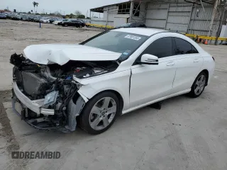 2018 Mercedes-Benz CLA 250 with VIN WDDSJ4EB4JN682611, listed as a Copart auction lot 47801354 with 38,264 mi miles and . Bid and sale history available at DreamBid. Image 1.