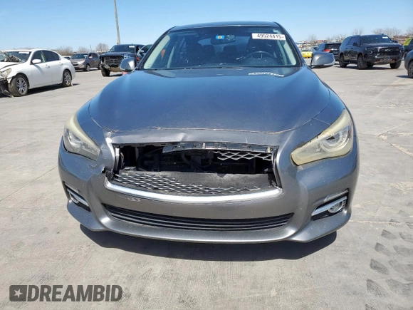 2017 Infiniti Q50 Premium with VIN JN1EV7AP8HM730662, listed as a Copart auction lot 49524415 with 142,905 mi miles and Clean title. Bid and sale history available at DreamBid. Image 5.