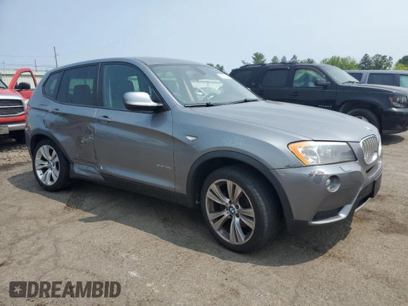 2014 BMW X3 xDrive35i z VIN 5UXWX7C58E0E77502, wystawiony jako Copart lot #59159245 z przebiegiem 131 425 mil mil oraz Szkoda całkowita • Salvage title. Historia ofert i sprzedaży dostępna na DreamBid. Obrazek 4.